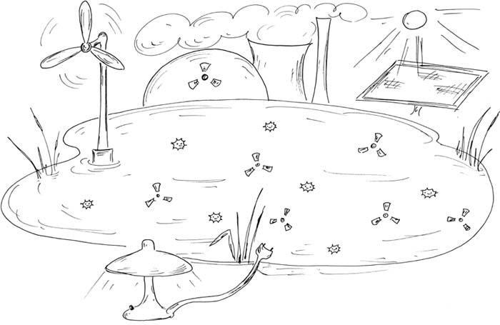 Das Verteilnetz als Teich